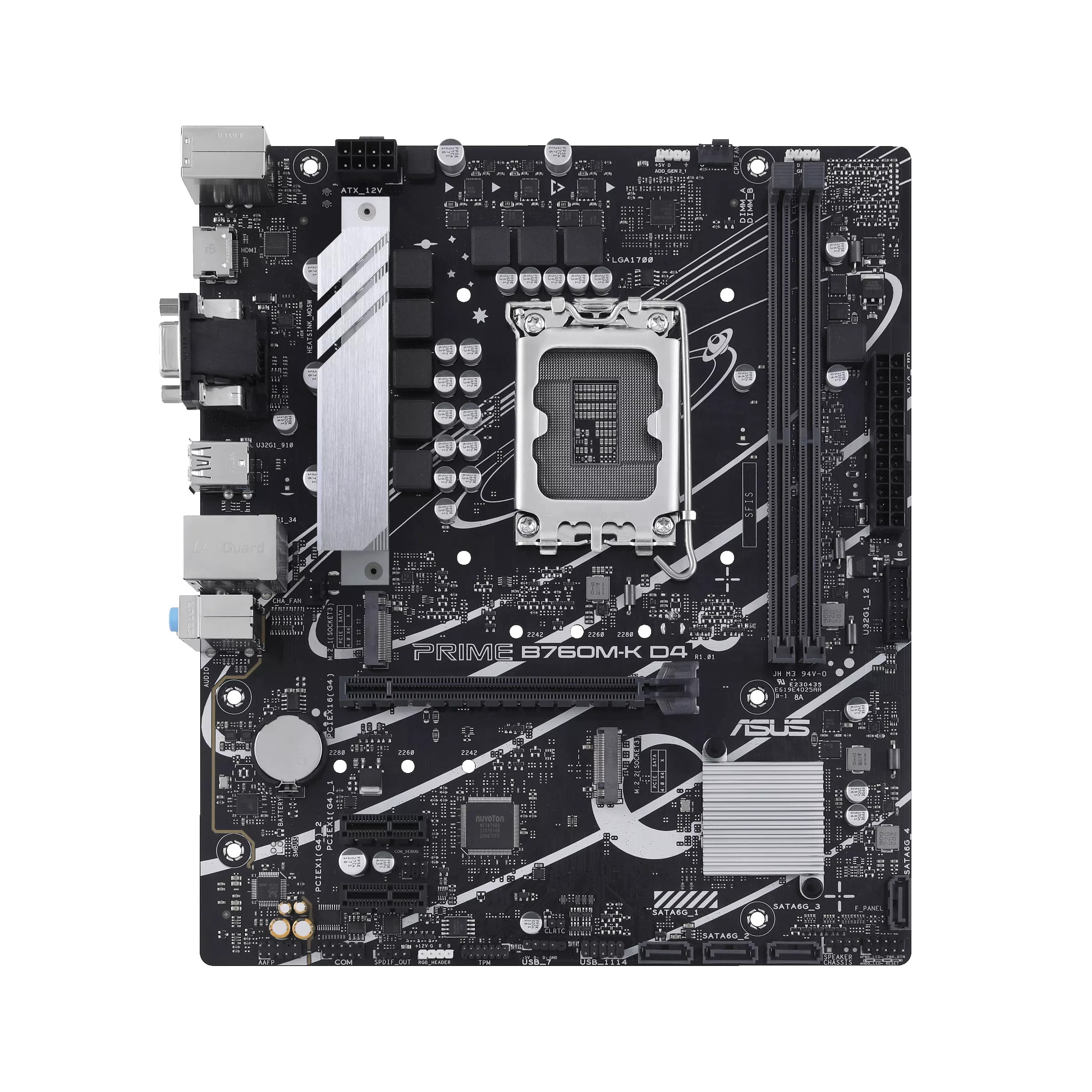 Bo Mạch Chủ ASUS B760M-K DDR5 M-ATX Socket 1700