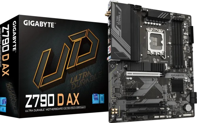 Bo Mạch Chủ Gigabyte Z790 D AX DDR5 (Wifi+Bluetooth)