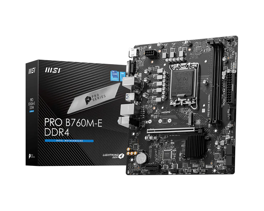 Bo Mạch Chủ MSI PRO B760M-E DDR4