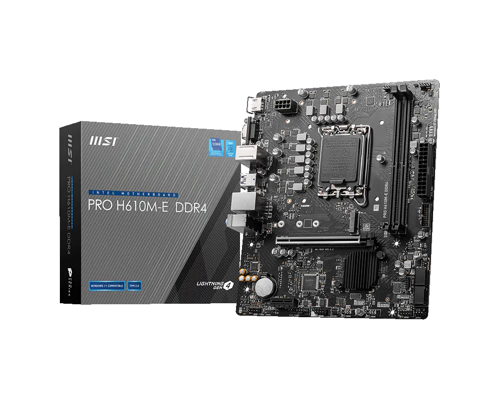 Bo Mạch Chủ MSI PRO H610M-E DDR4