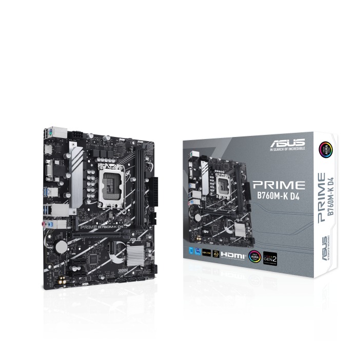 Bo Mạch Chủ PRIME B760M-K DDR4 (M-ATX/2 khe RAM/Socket 1700)