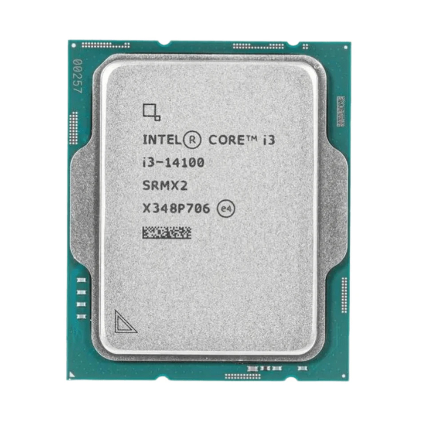 CPU Intel Core i3-14100 Tray (Intel LGA1700/4C-8T/3.5-4.7Ghz/12MB Cache)