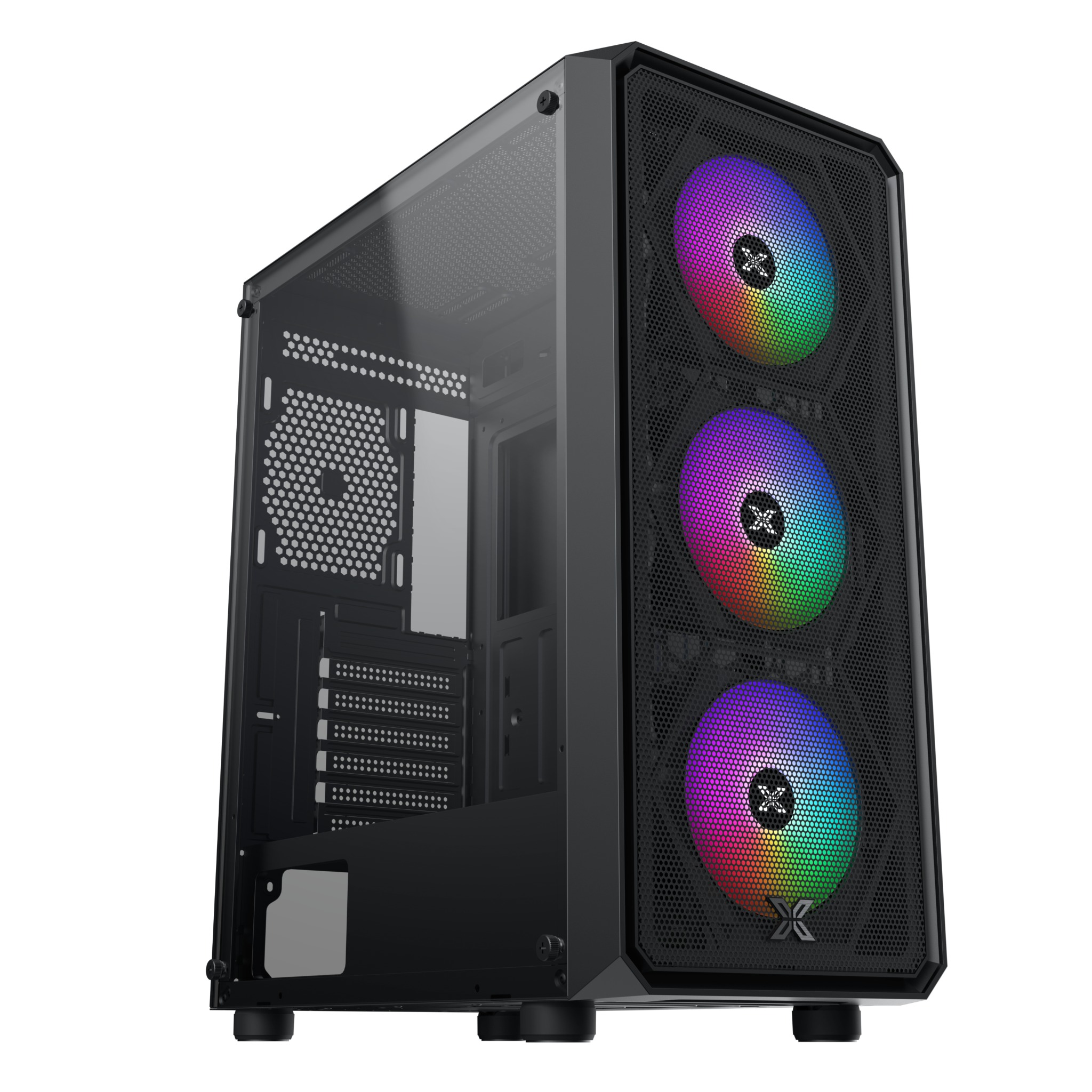 Case Xigmatek DUO X 3F Black - 3 Fan RGB