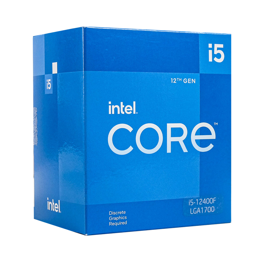 CPU Intel Core i5-12400F LGA1700/2.5-4.4Ghz/6C-12T/18MB Cache/65W