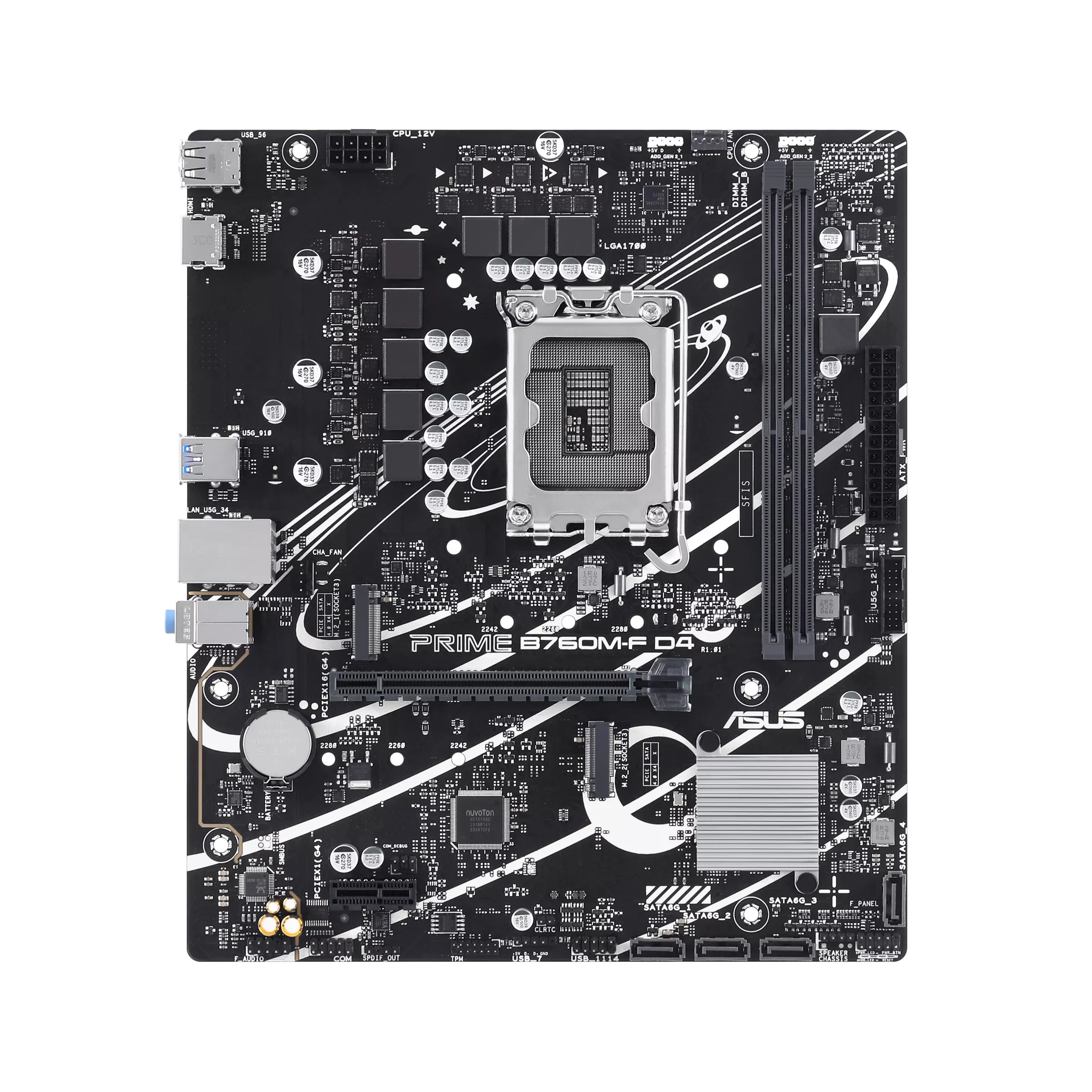 Main Asus Prime B760M-F D4 (M-ATX/2 khe RAM/Socket 1700)