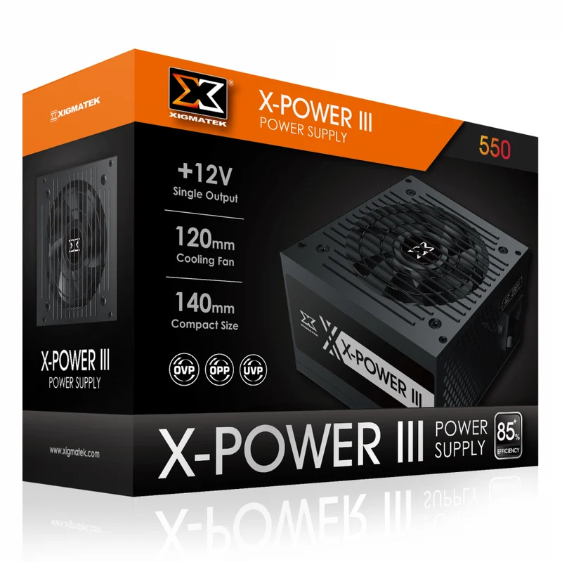 Nguồn XIGMATEK X-POWER III X-550 - 500W (EN45983)