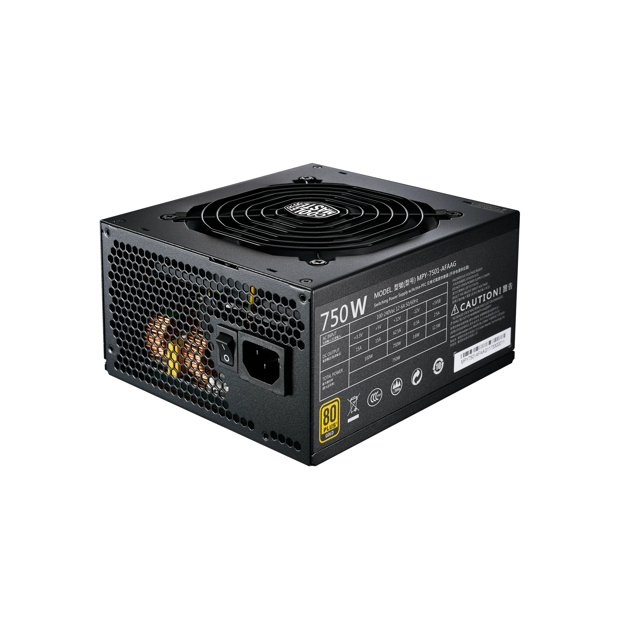 Nguồn Cooler Master MWE Gold 750W Full-Modular