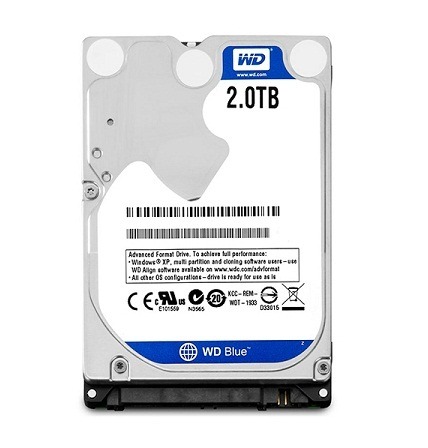 Ổ Cứng Laptop HDD Western Digital Blue 1TB 2.5 inch SATA3 128MB Cache 5400RPM - WD20SPZX