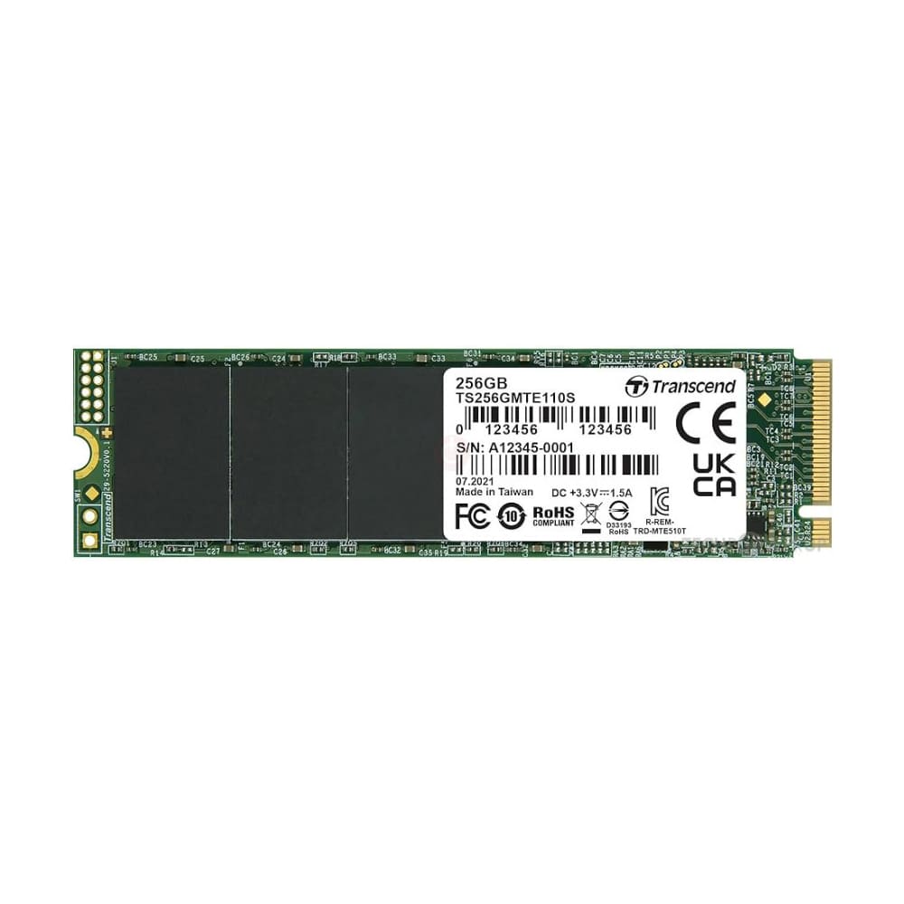 Ổ SSD Transcend 110S 256GB M.2 NVMe PCIe Gen3x4 (TS256GMTE110S)