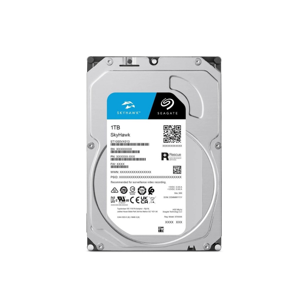 Ổ cứng HDD Seagate SkyHawk 1TB 3.5 inch SATA3 64MB Cache 5900RPM - ST1000VX013