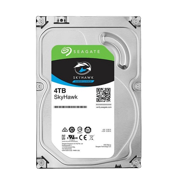 Ổ cứng HDD Seagate Skyhawk 4TB 3.5 inch 256MB Cache 5400 RPM - ST4000VX016