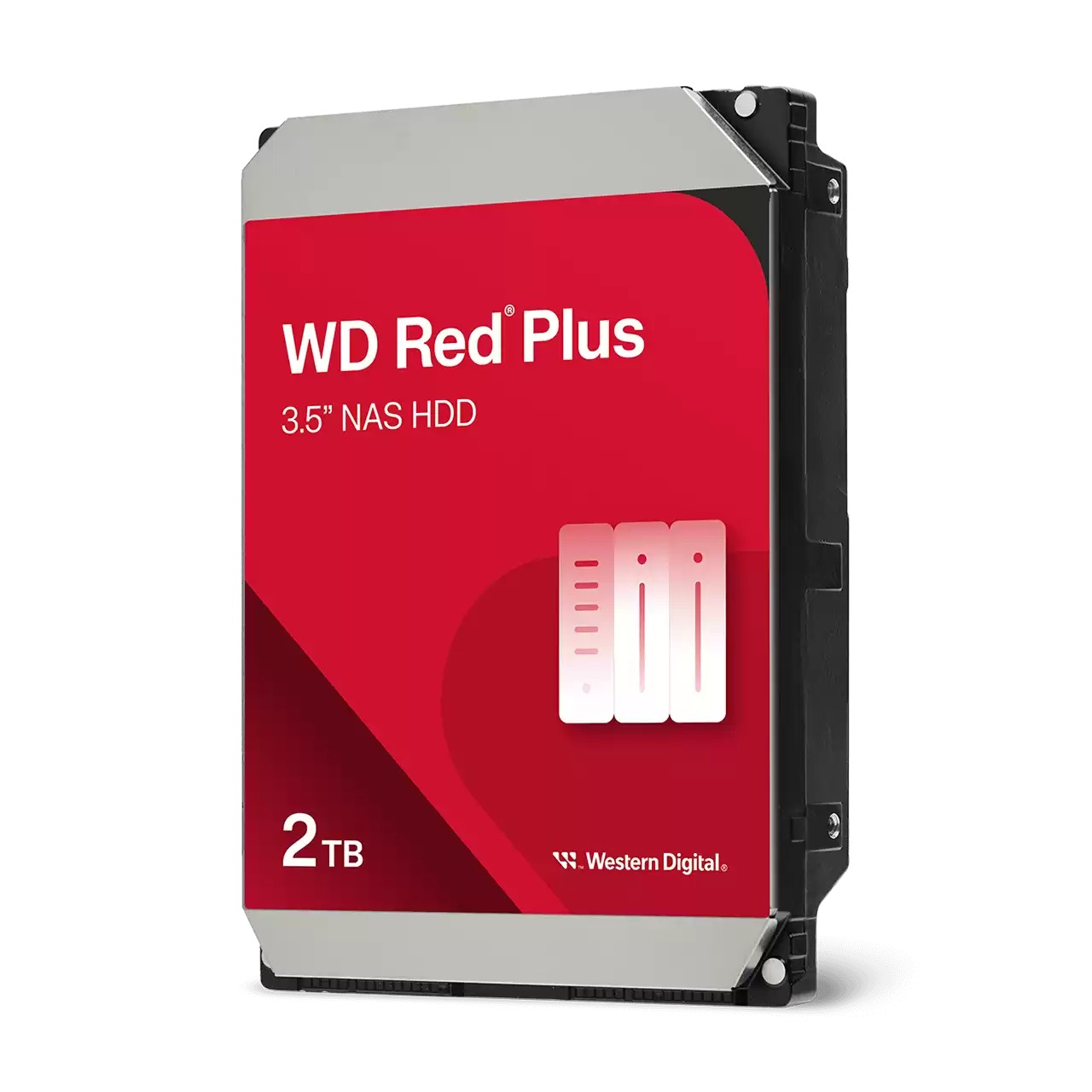 Ổ cứng HDD Western Digital Red Plus 2TB 3.5 inch SATA3 64Mb Cache 5400 RPM - WD20EFPX