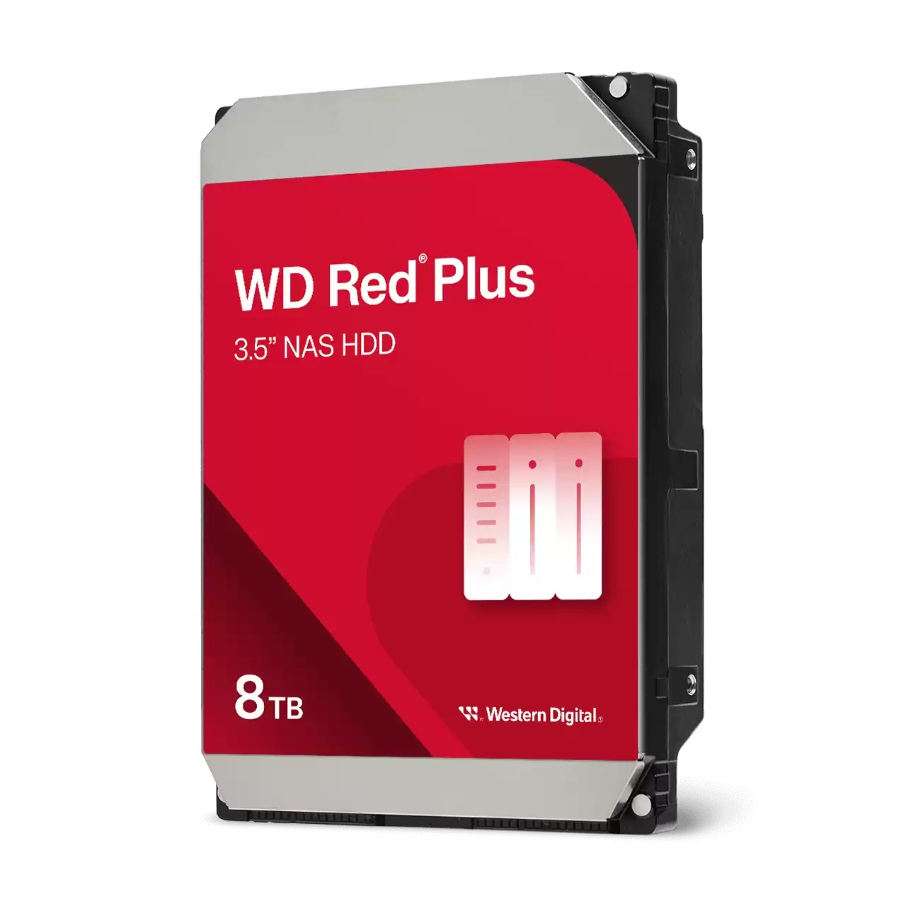 Ổ cứng HDD Western Digital Red Plus 8TB 3.5 inch SATA3 256Mb Cache 5640 RPM - WD80EFPX