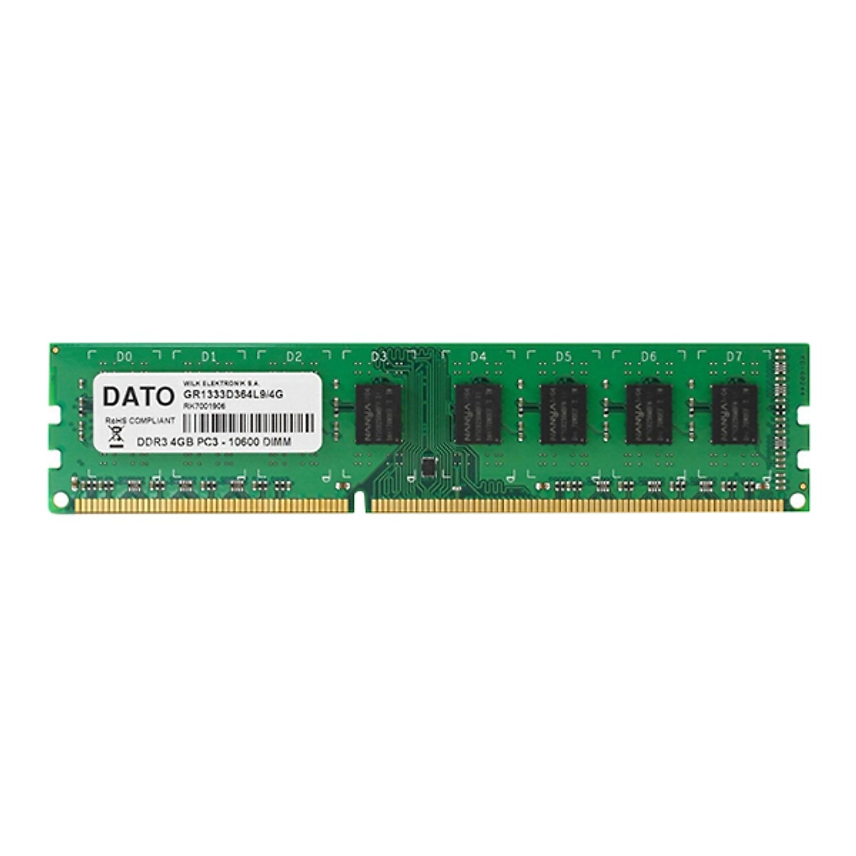 RAM DATO 4GB DDR3 1600Mhz
