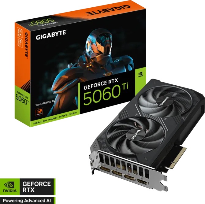 VGA Gigabyte GeForce RTX 3050 WINDFORCE OC V2 8GB (N3050WF2OCV2-8GD)